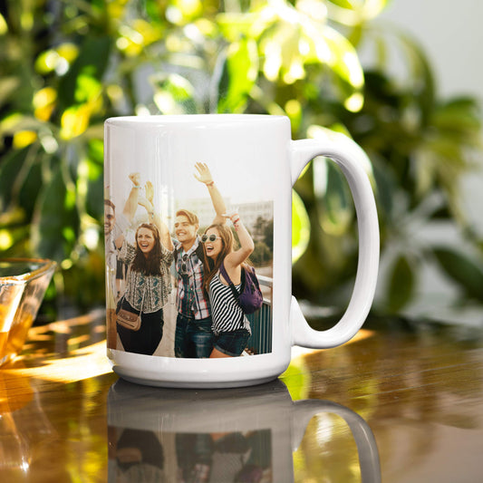 Custom 15-ounce Ceramic Photo Mug
